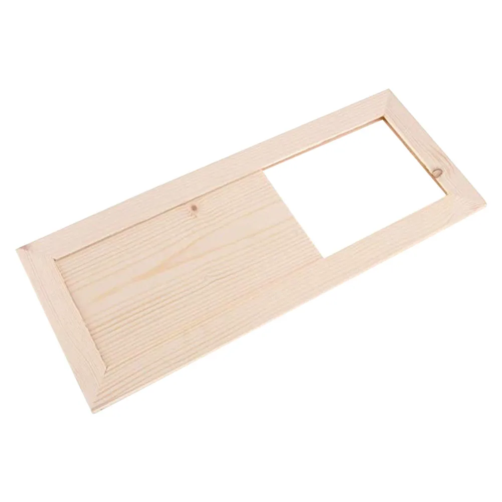 O obturador ajustável da ventilação do banheiro, ventilação lisa do ar da sauna, chuveiro do banheiro do verão, cedro do banho, janela prática da grade, fácil instala
