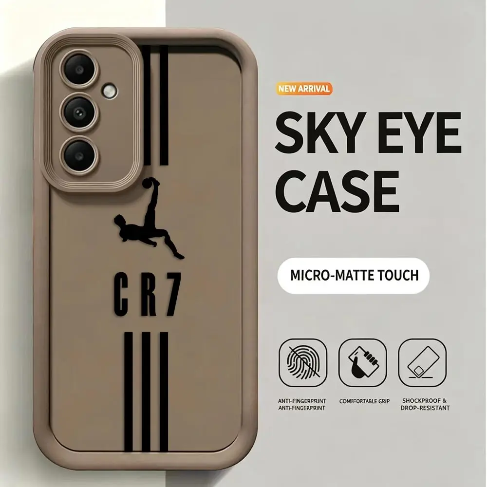 Phone Case For Samsung A13 A14 A15 A16 A17 A22 A23 A26 A27 A32 A51 A52 A53 A55 A56 A57 A71 A54 A72 A73 Cover Football Star C-CR7