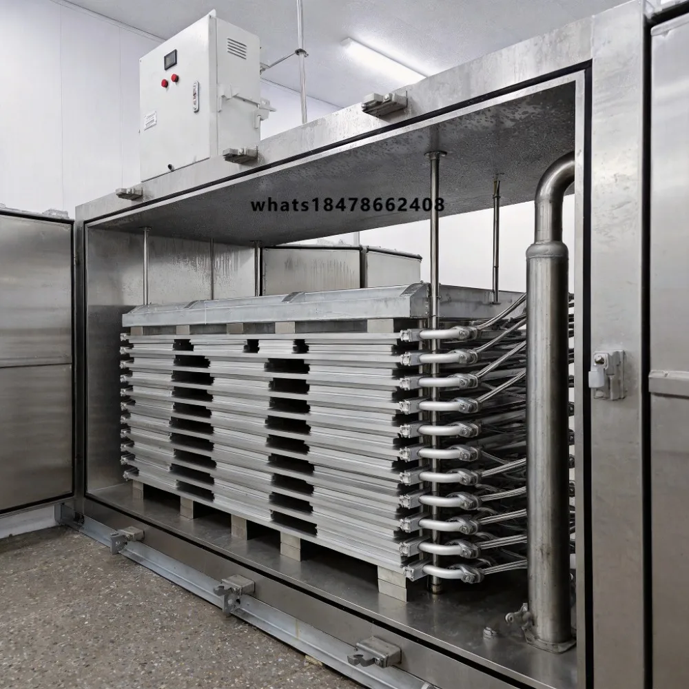 Large Capacity Quick Plate Freezer Industrial Horizontal Contact  Plate Freezer Hydraulic Plate Freezer for Meat