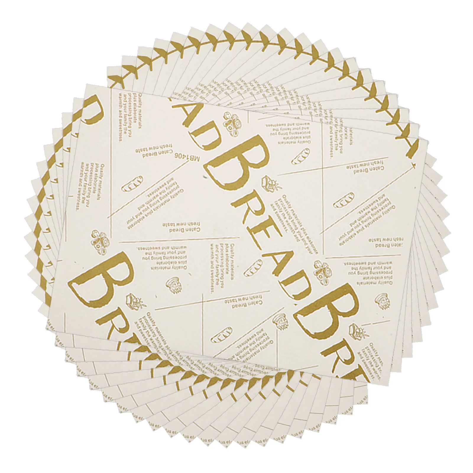 

100 Sheets Oil Absorbing Paper Grease Proof Wrapping Food Snack Mat Baking Supplies S wiches Burgers Lining Parchment