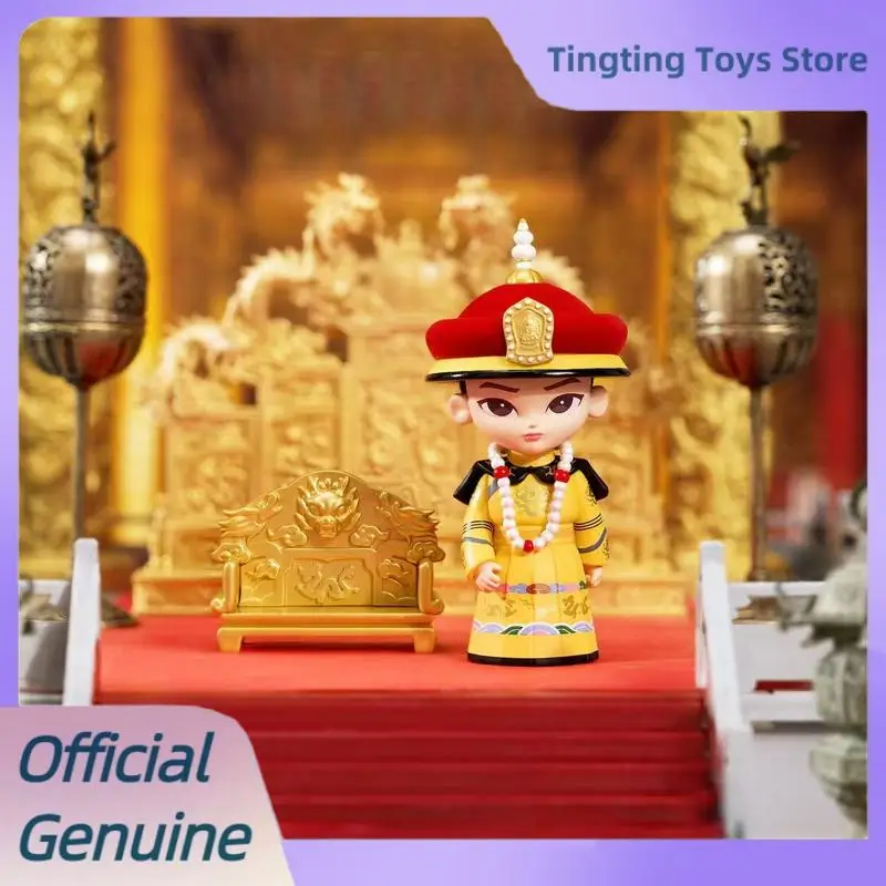 Genuíno lenda de zhen huan v4 série caixa cega estatueta ornamentos brinquedos chinses estilo bonecas caixa mistério presente de aniversário da menina