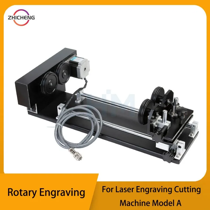 

Rotary Engraving Attachment with Rollers Stepper Motors for Laser Engraving Cutting Machine Model A NEW