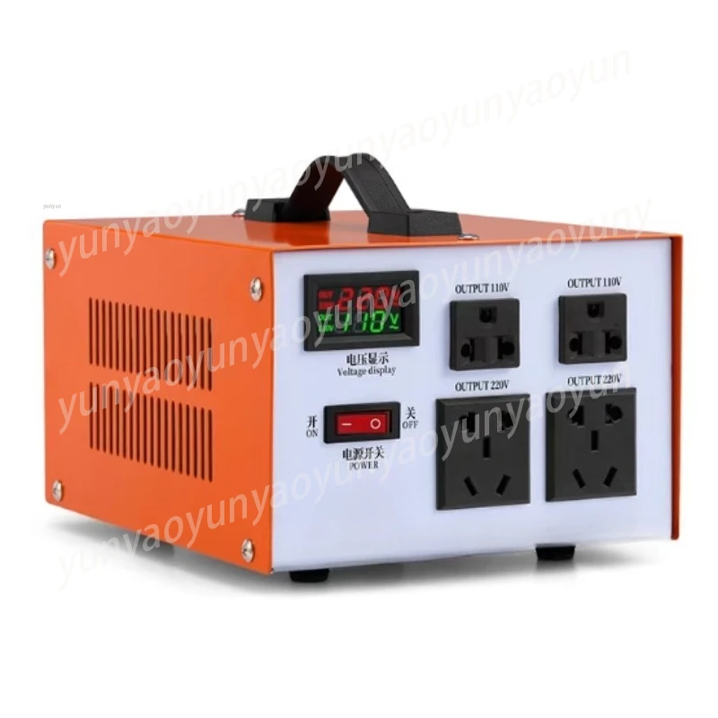 

110V 220V Voltage Converter Transformer, Step Up & Down 100W for Travel, Home Appliance Use with Safety Protection