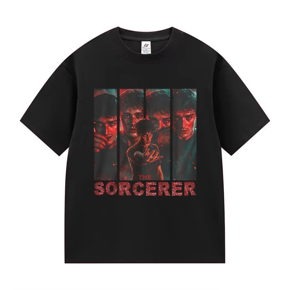 Tv Series Will Byers The Sorcerer Graphic T Shirt Men's Vintage Fashion Short Sleeve T-shirt Man Women Cotton T-shirt Streetwear