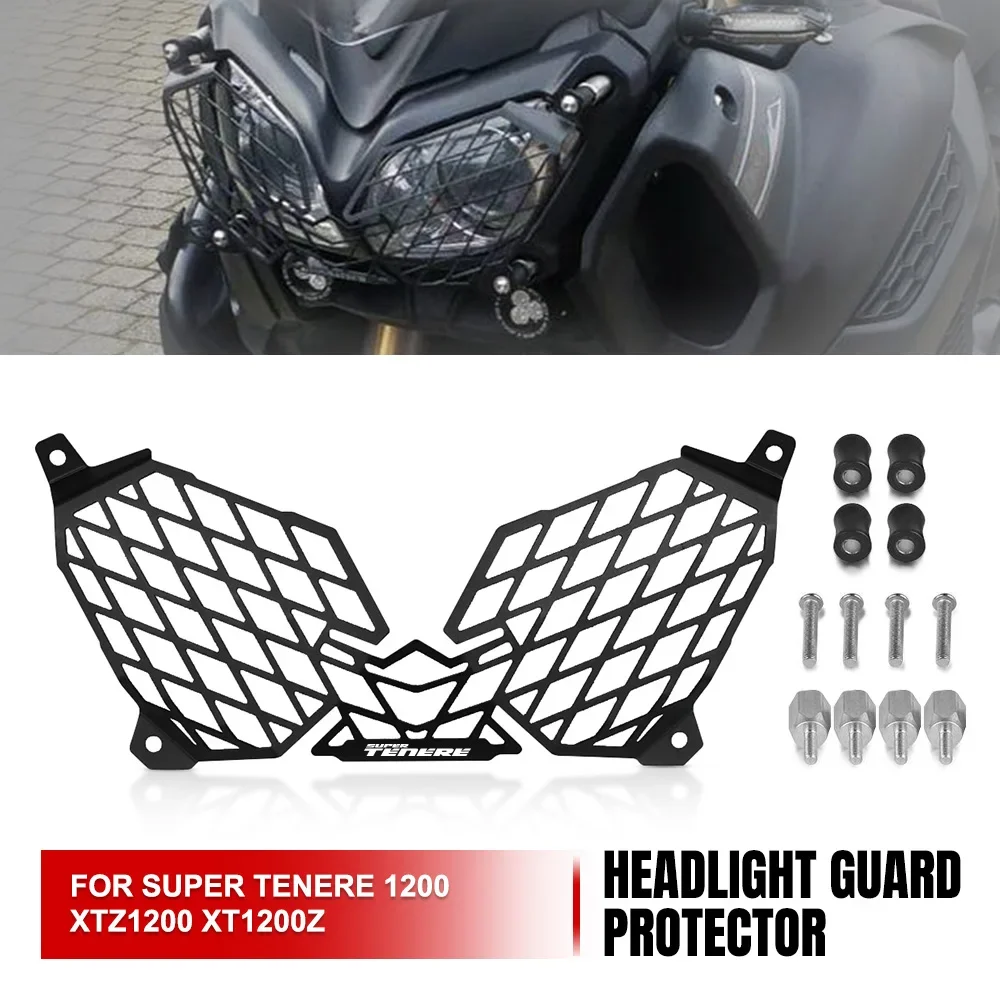 

Для Yamaha Super Tenere 1200 XTZ1200 XT1200Z 2010-2021 2020 2019 2018 2017, решетка фар мотоцикла, защитная крышка