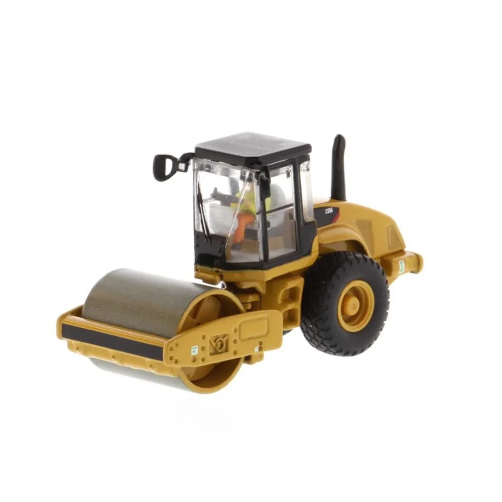 

2 Color! 1/87 HO Scale CS56 Smooth Drum Soil Compactor CP56 Padfoot Toy Gift Engineering Vehicle Model DieCast Masters DM 85246