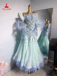 Ballroom Dance Competition Dresses Women Customsized Waltz Social Dancing Performance Costume Girl's Moder Professional Dresses