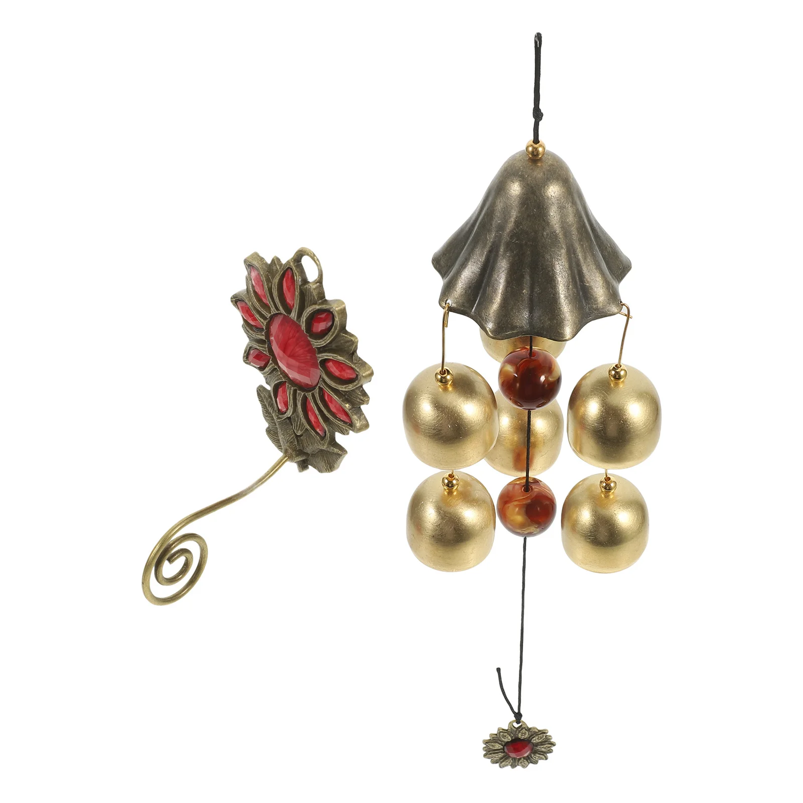 

Metal Wind Chime Lightweight Vintage Bell Pendant Hanging Home Garden Patio Decorative Wind Bell Chime Ornament