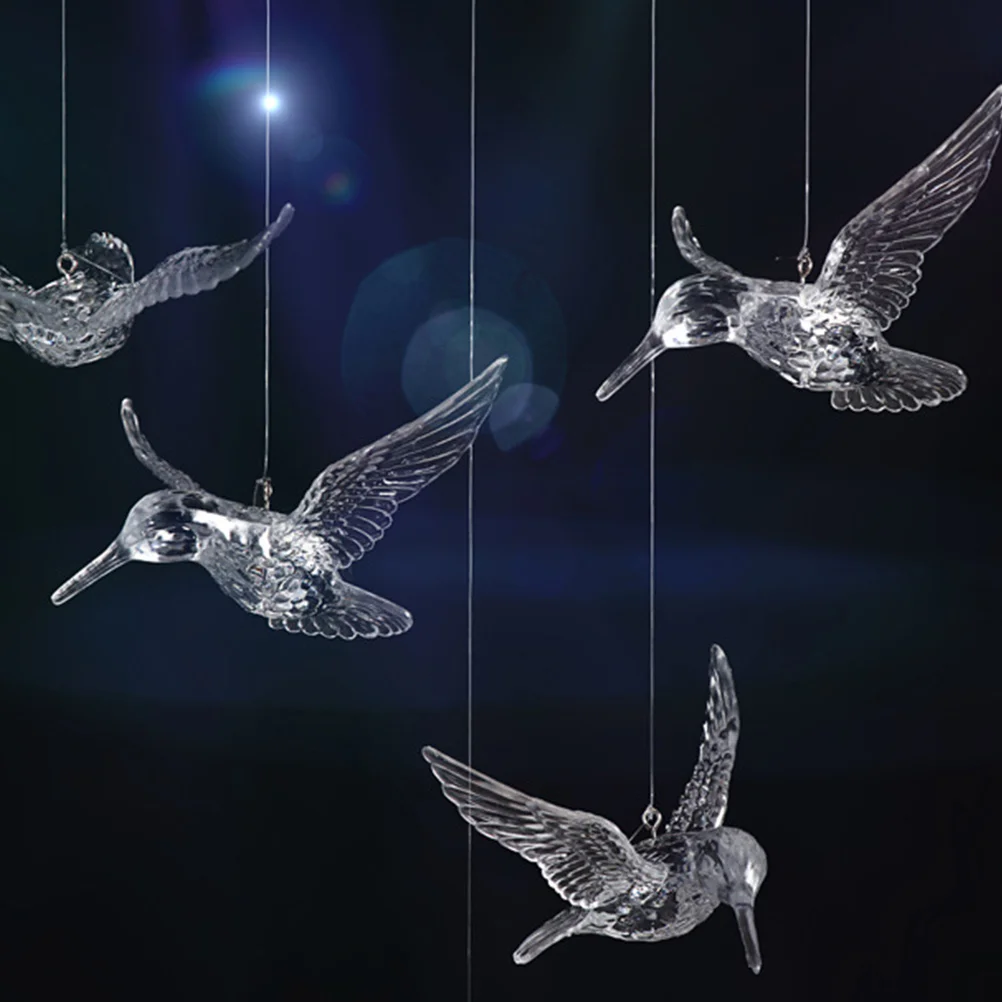 

20 Pcs Wedding Bird Decor Ceiling Hummingbird Decorative Hummingbirds Decors Vases Home