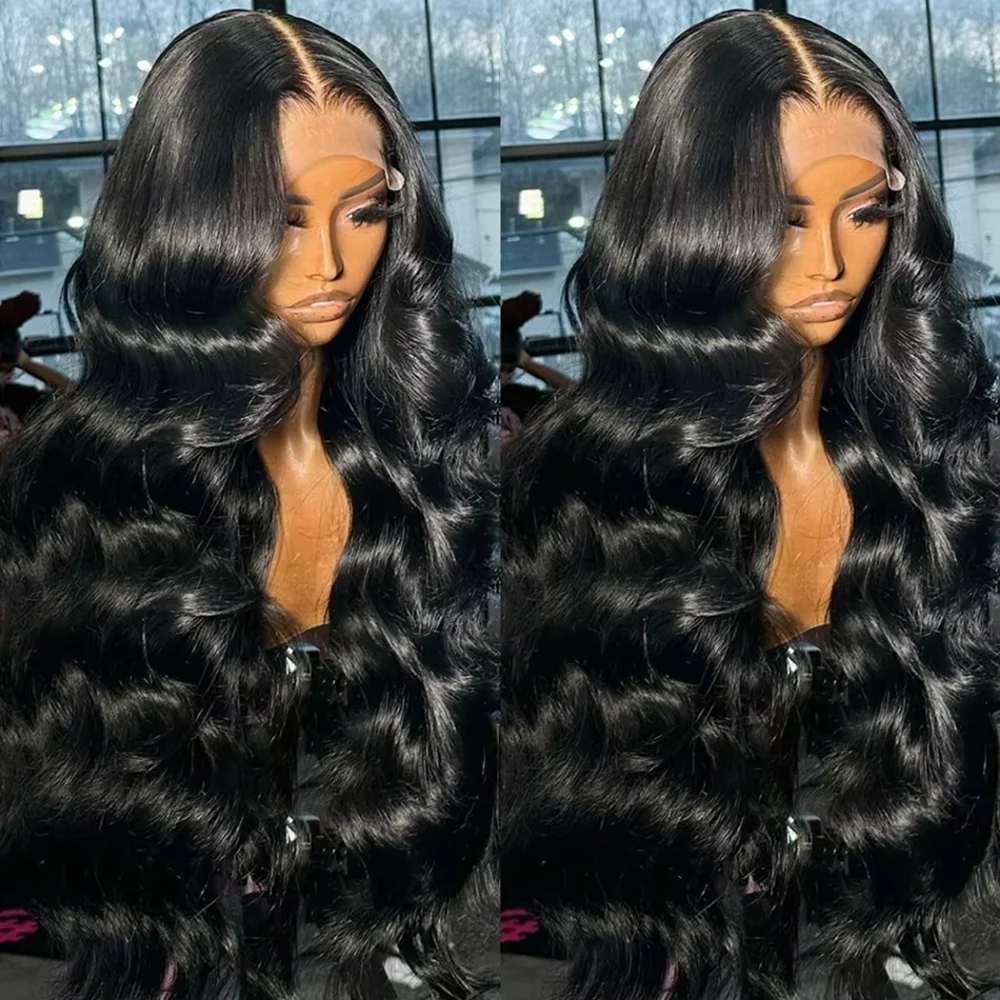 

Body Wave 13X6 Lace Frontal Human Hair Wig HD Transparent 30 40 Inch 13x4 Lace Front Wigs Brazilian For Women 360 Frontal Wig
