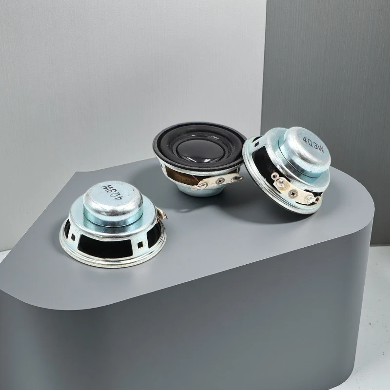 2Pcs/lot 40MM 4Ohm 3W Portable Audio Speaker 1.5 Inch HiFi Large magnet Full Range 40 MM Speaker For Bluetooth Loudspeaker DIY
