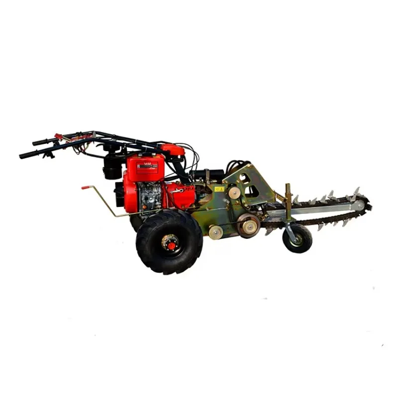 Multi-functional Diesel Ditcher Chain Type Trenching Ditching Machine