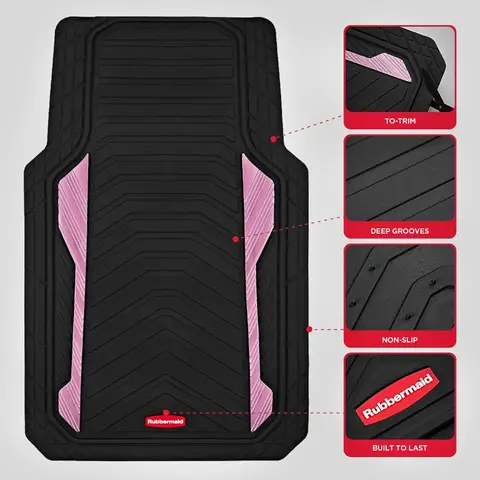 10 best sales pink car mats - №6
