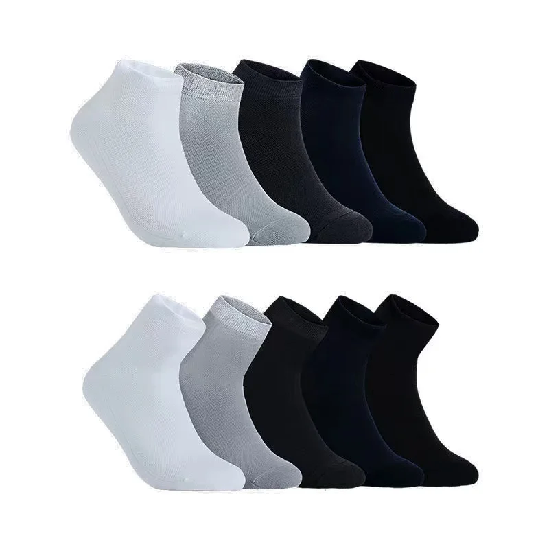 5 Pairs Xiaomi Breathable Antibacterial Male Socks Soft Comfrotable Silver Ion Antibacterial Four Seasons To Wear High Quality