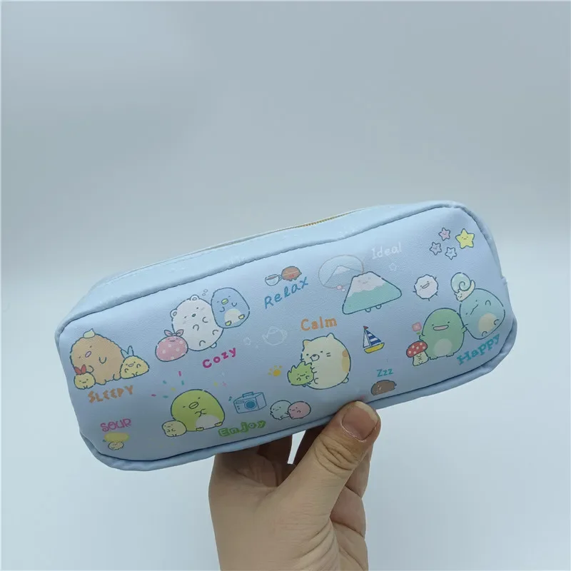 Cute Sumikkogurashi Pencil Case Pouch Clear Transparent Kawaii Pencil Cases for Kids Girls School Stationery Anime Pen Bag