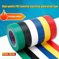 1-5Rolls,5M high-quality insulation CE high viscosity electrical tape, 16mm waterproof and cold resistant insulation PVC tape