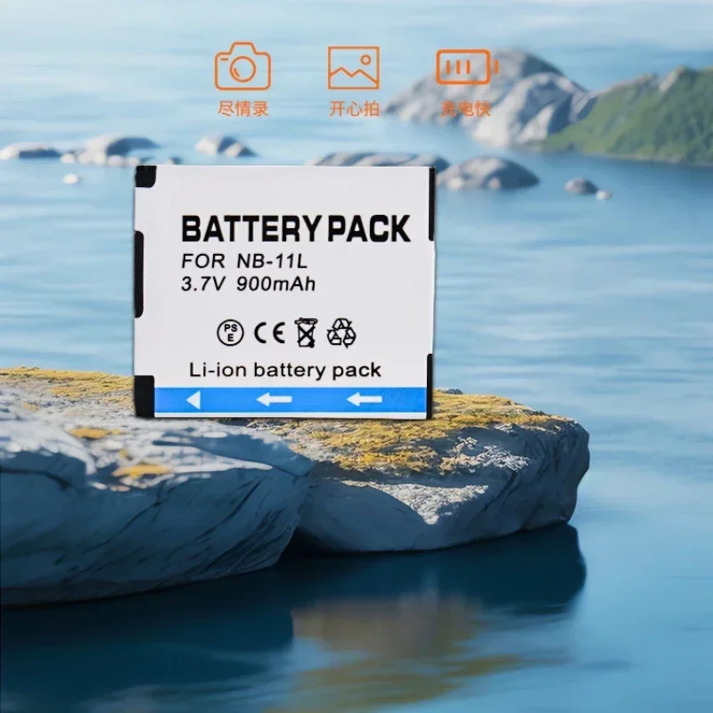 Batería para cámara de NB-11LH, 3,7 V, 900mAH, adecuada para Canon IXUS125HS IXUS240HS IXUS265HS IXUS155 IXUS145 IXUS245HS