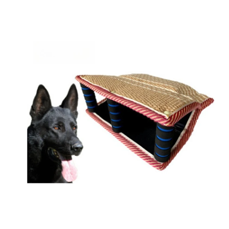 

Dog Bite Pillow Training Toy Bite Sleeve Dog Training Equipment Durable Chew Tug Pad Bite Target Puppy Training Tool Gear