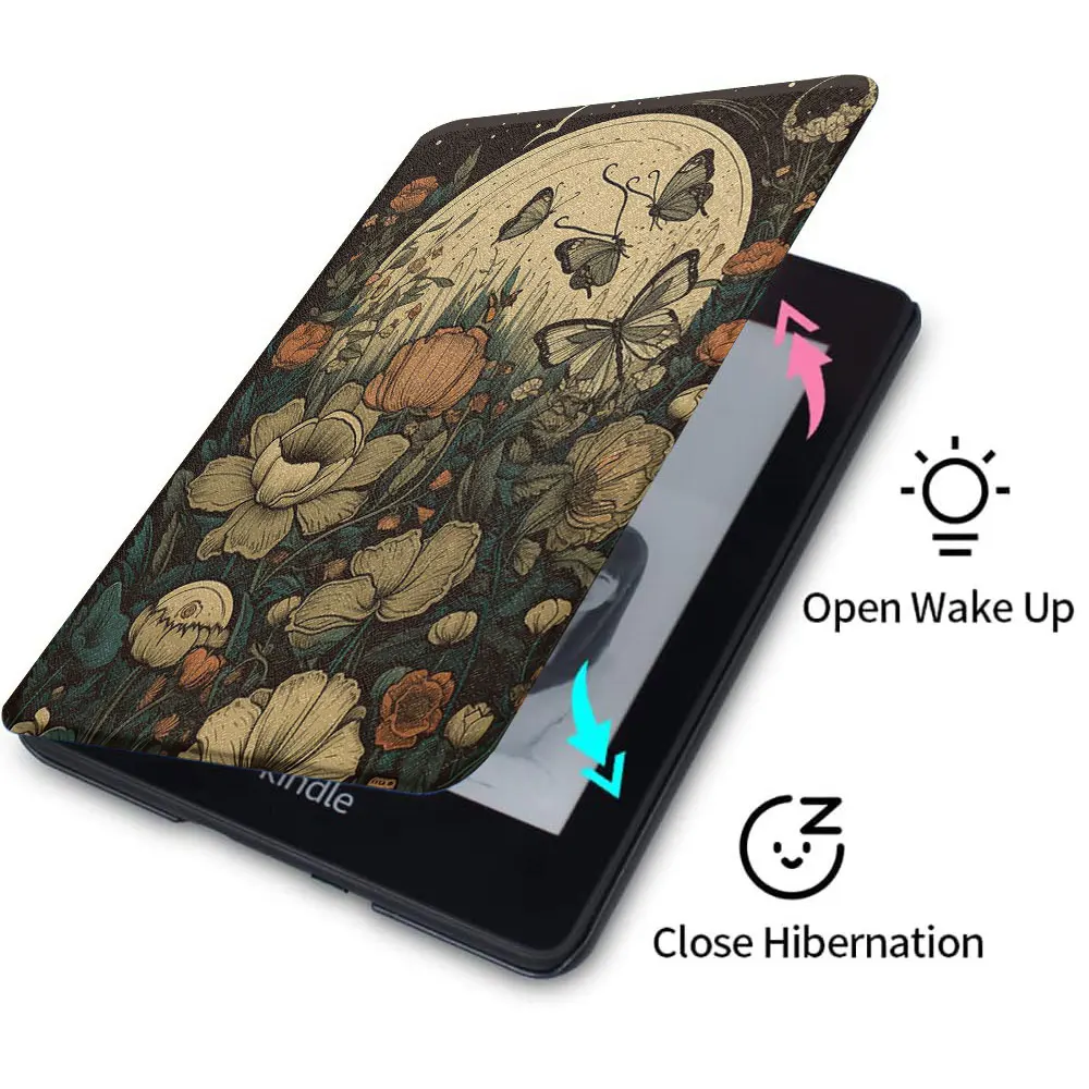 kindle case rich and colorful patterns paperwhite3th 4th 5th Silicone soft shell  funda 2021 11th  8th generation