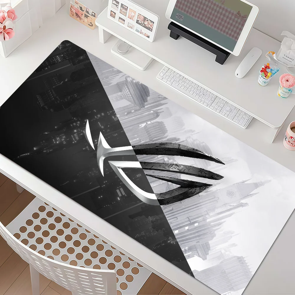 R-ROG-S Gaming-Mauspad Rutschfester Gummikantenrand Verstärkte Laptop A-ASUS-S Gaming-Schreibtischunterlage