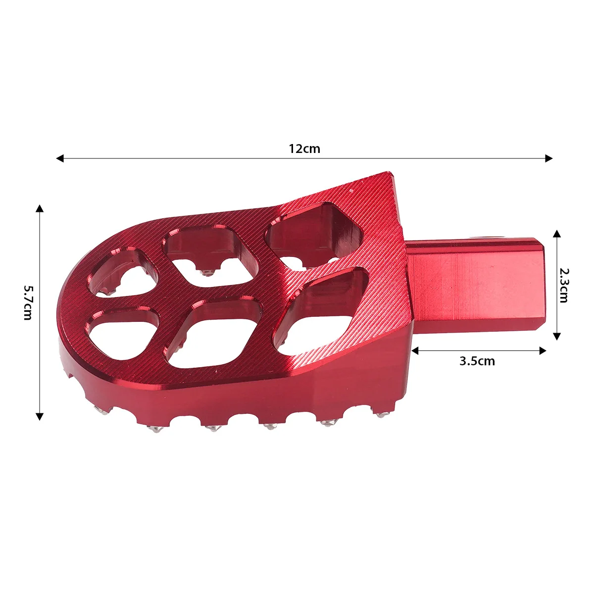 Modificação de pedal de liga de alumínio CNC para motocicletas CR/CRF/125/250/500/230/450R e acessórios para motocicletas elétricas
