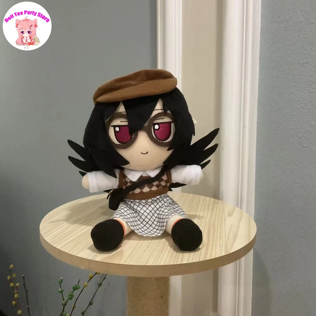 

Anime Touhou Project Shameimaru Aya 20CM Fumo Plush Stuffed Doll Sitting Posture Toys Cute Dress Up Pillow Mascot Birthday Gift