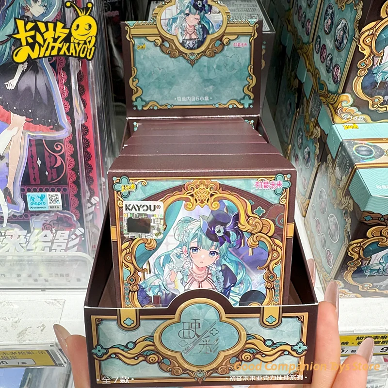 Genuine KAYOU Hatsune Miku Card Ying·Cai Acrylic Pendant Series Animation Cartoon Game Collection Peripheral Toys Holiday Gifts