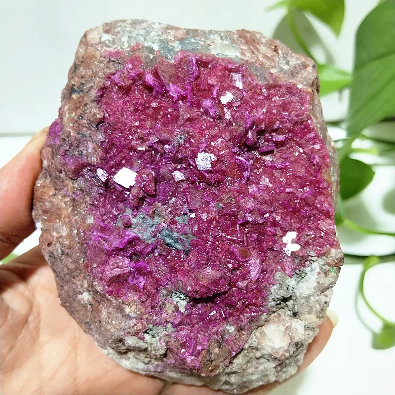 Natural Stone Cobaltocalcite Pink  Crystal Raw Rock Mineral Specimen Room Decor Feng Shui Ornaments Chakras Reiki Healing Stones