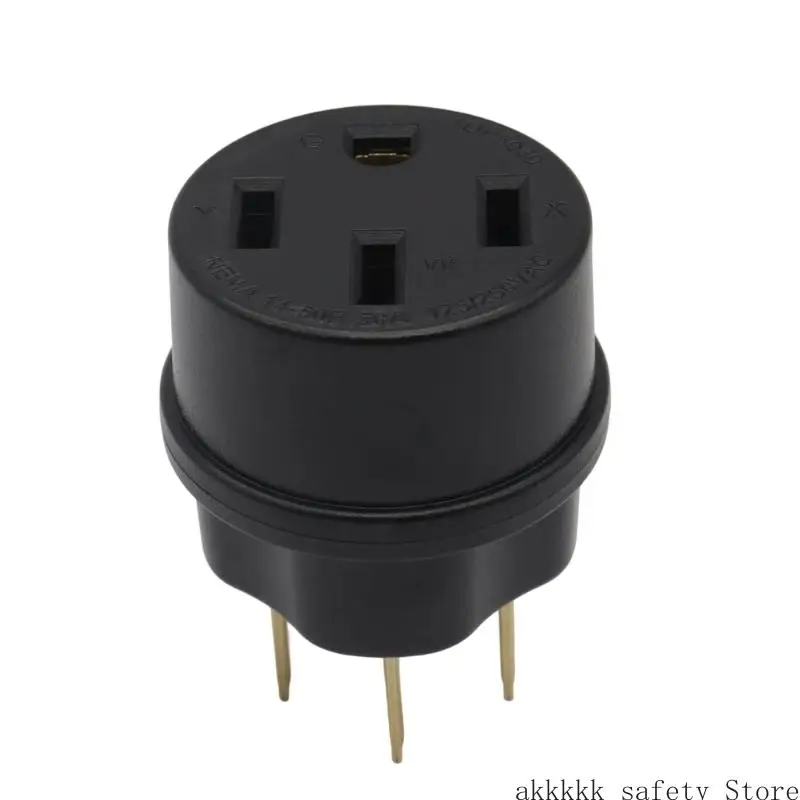 

XXFF NEMA 14-50P 50A 125/250V Straight Blade Plug Converter Fit for Commercial Appliances EV Charging Industrial Equipment