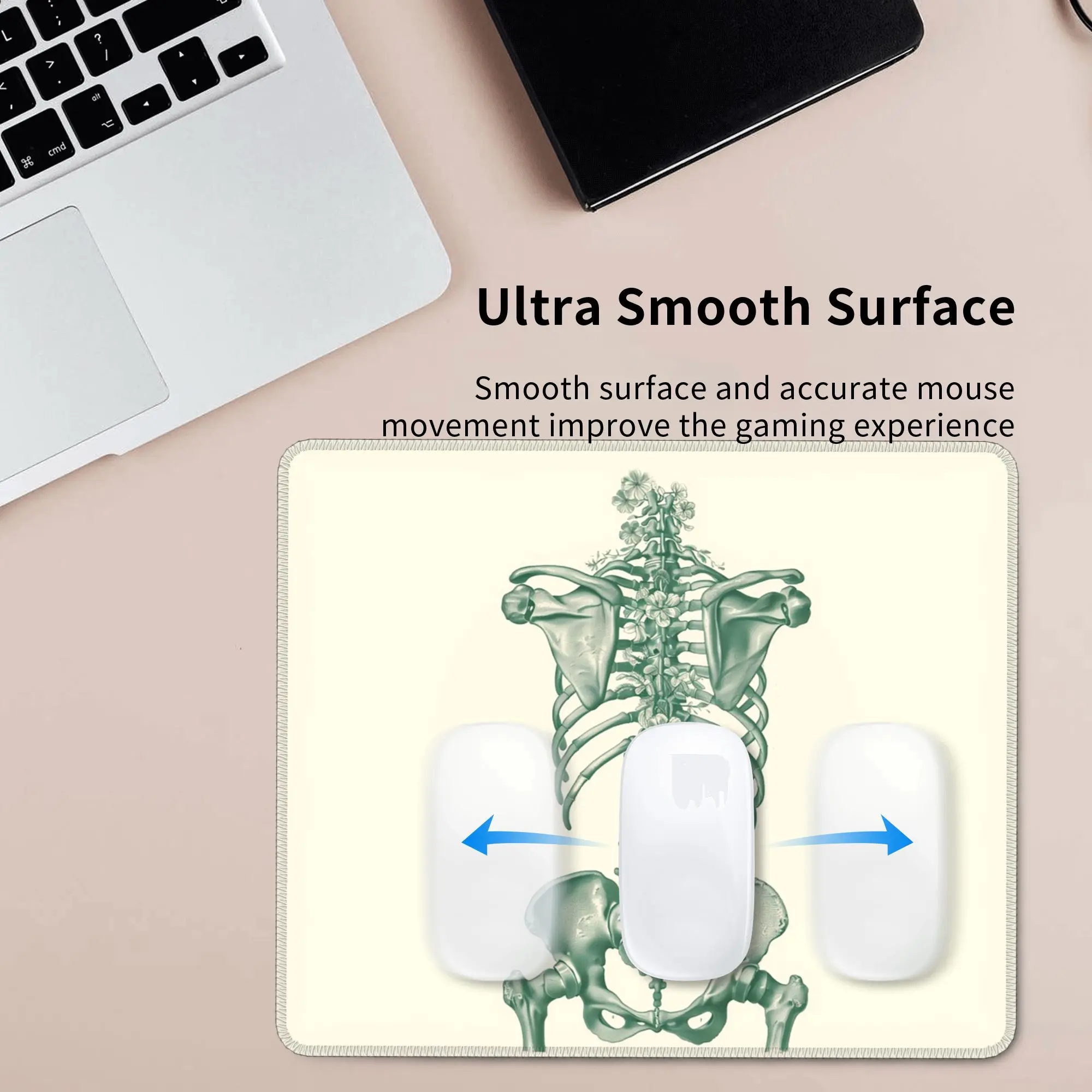 Anatomical Skeleton Art Mouse Pad Computer Keyboard Mouse Mat Gamer PC Laptop Desk Mat Office Table Mats
