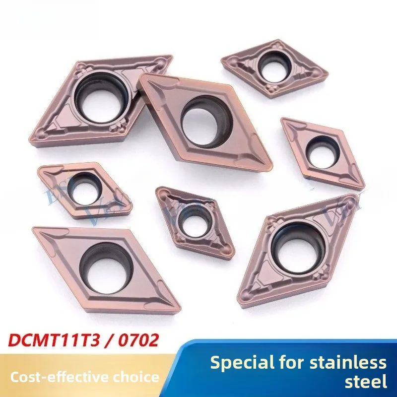10pcs Original 55-degree Small Rhombus DCMT070204 DCMT070208 DCMT070202 DCMT11T304 DCMT11T308 DCMT11T302 MV LM XT930