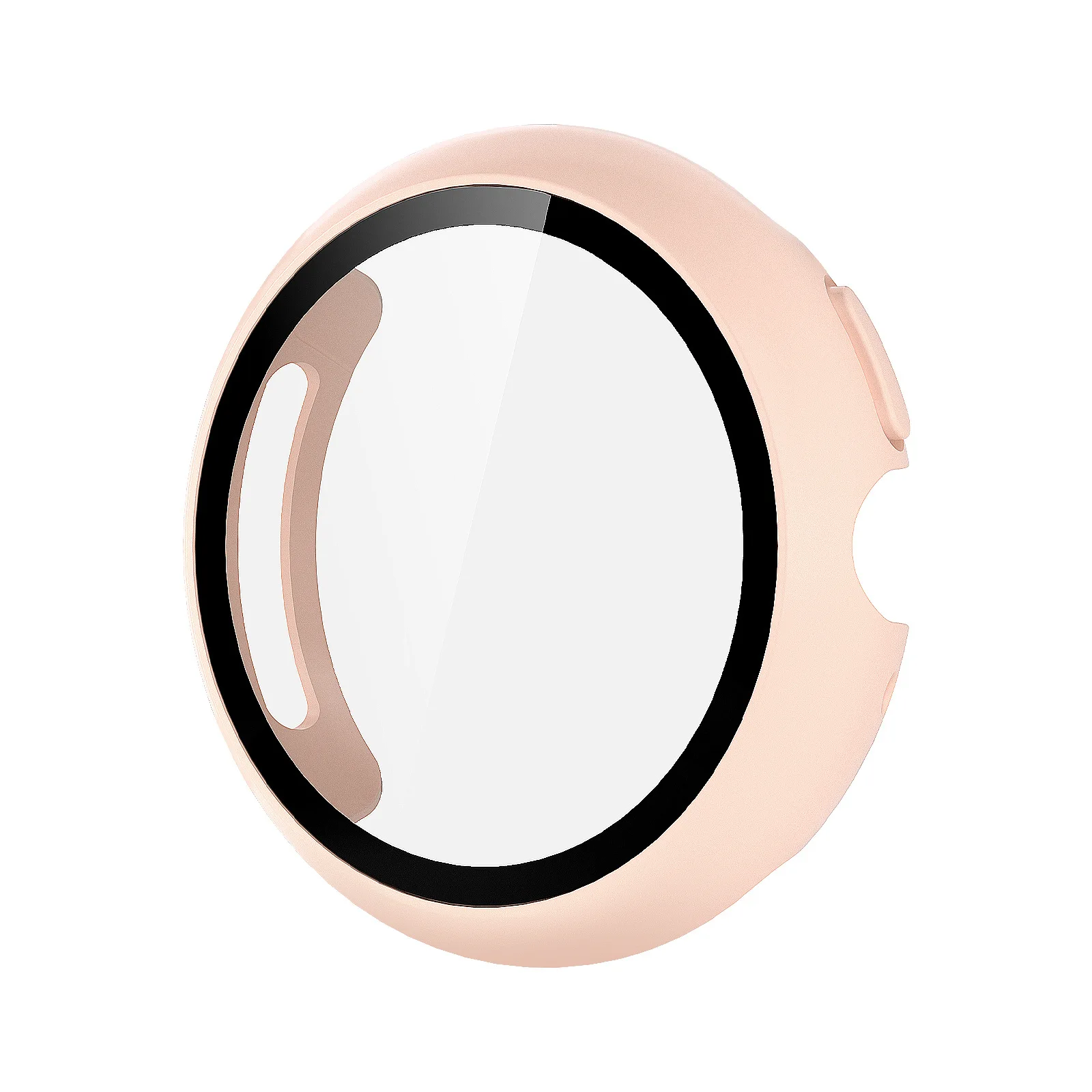 Gehärtetes Glas + Hülle für Google Pixel Watch 5 41mm 45mm, Hart-PC Rundumschutz-Bumper mit Displayschutzfolie für Google Pixel Watch 4
