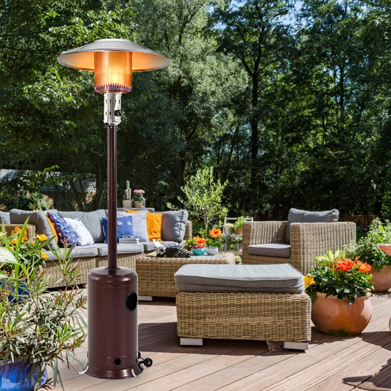 Outdoor Patio Natural Gas Pool Portable Propane Flame Heater Aluminum & Stainless Steel Pulse Ignition Fashion