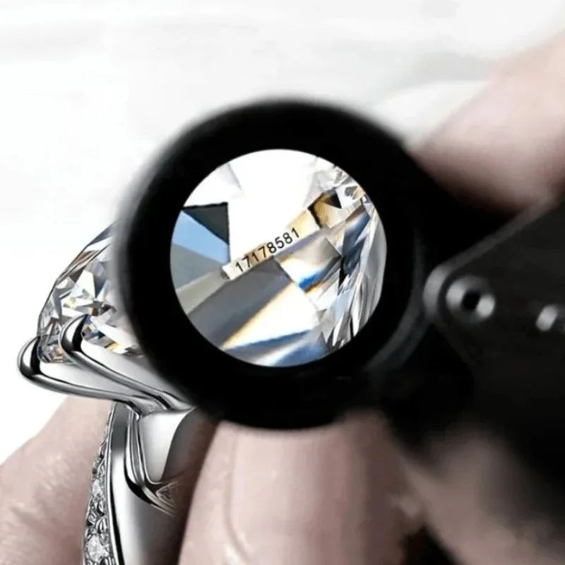 Lab Moissanite Stone Round Cut D Color VVS1 0.1ct-12ct Lab Grown Gemstone Charms for Jewelry Making Pass Diamond Tester