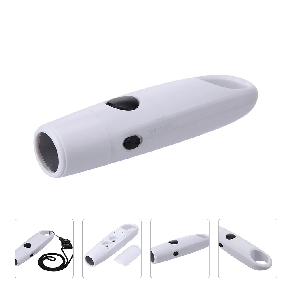 Survival Equipment Whistle Keychain Fob Portable Accessories Car Holder White Plastic Electronic