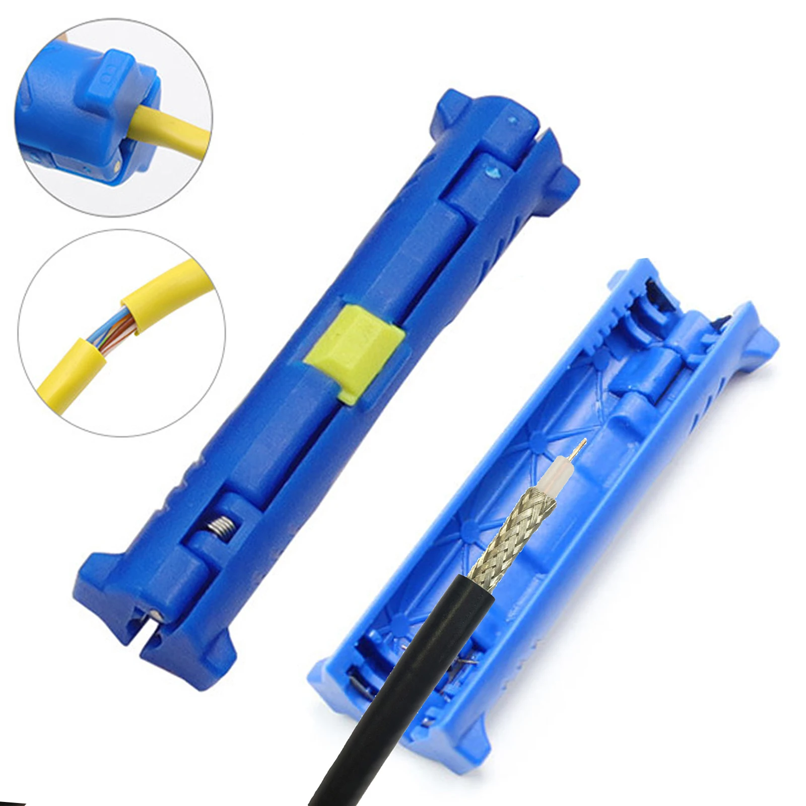 

Multi-function Electric Wire Stripper Pen Wire Cable Pen Cutter Rotary Coaxial Cutter Stripping Machine Pliers Tool