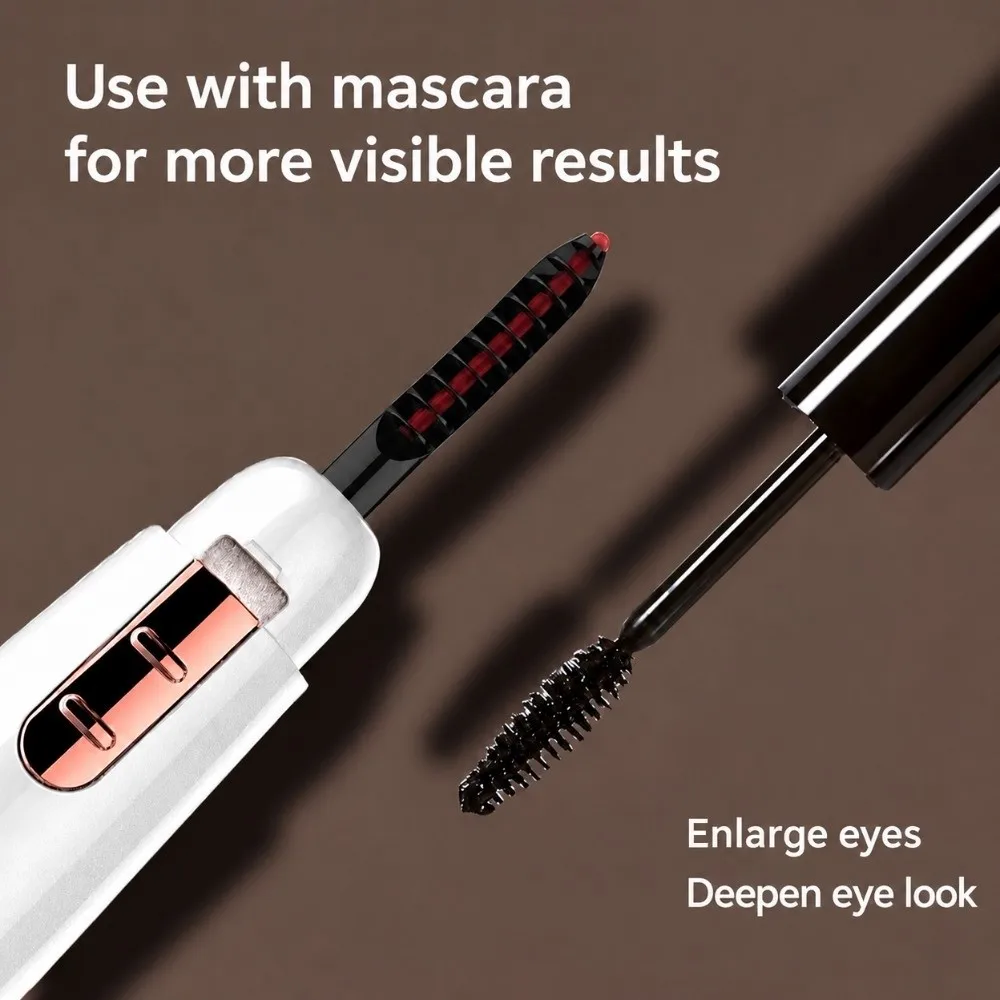 High Quality Portable Electric Eyelash Curler Rapid Heating Long Lasting Heated Eyelash Curler Lash Curler Makeup Tool