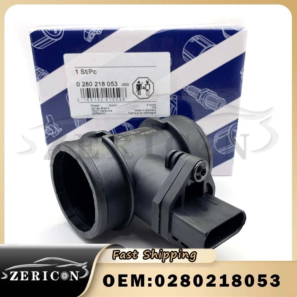 0280218053 377906461 New Mass Air Flow Meter MAF Sensor for Sharan 2000/04-2010/03 7M6, 7M8, 7M9 1.9 TDI for VW Volkswagen