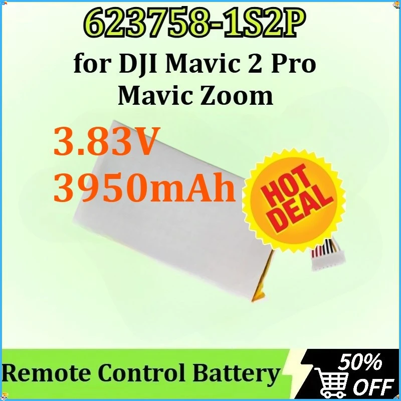 

For DJI Mavic 2 Pro /Mavic Zoom UAV Remote Control Batteries High-Capacity 623758-1S2P Replacement Battery 3.83V 3950mAh