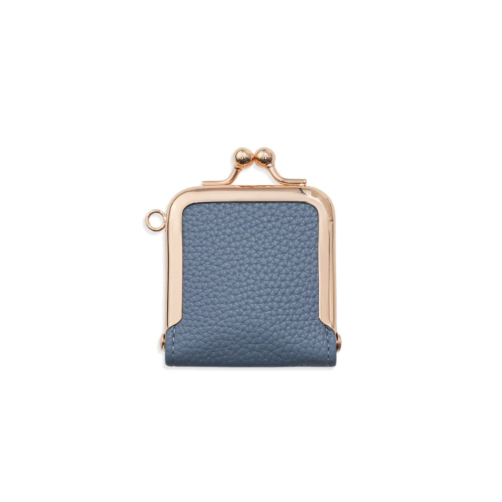 Portable PU Leather Kiss Lock Coin Purse Portable Mini Mini Coin Purse Wallet