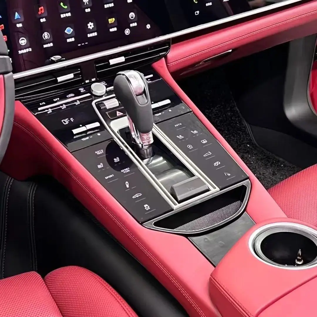 

Full Touch Car Saddle for DOSPorsche Panamera 2010-2016 Interior Accessories Control Panel Modification Center Console Armrest