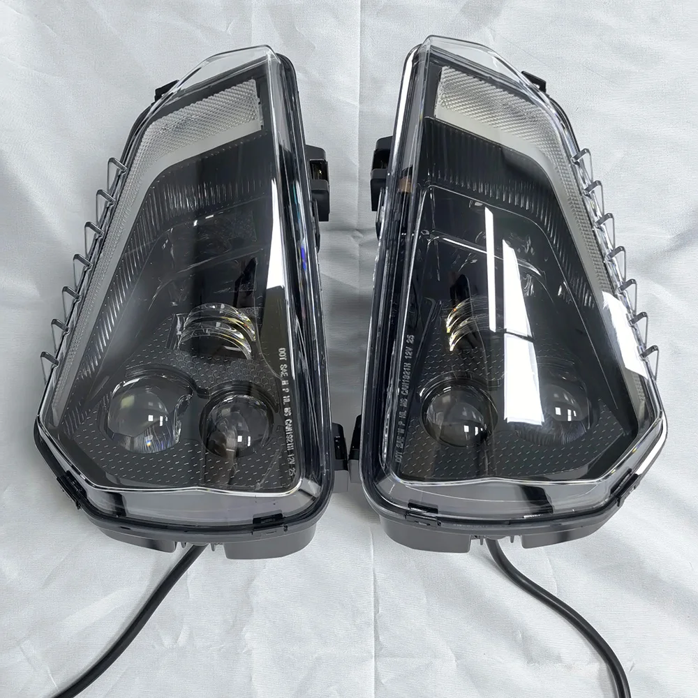 Reflektor LED z kierunkowskazami i światłami do jazdy dziennej (DRL) do Can-Am ATV Ryker 600 900 Rally Sport 2019-2025, homologacja DOT 710008173 — 2