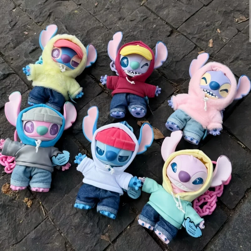 

100% Genuine Disney Stitch Gen Z Street Series Vinyl Blind Box Dolls Cute Bag Pendants Trendy Toys Stitch Mystery Box As Gifts