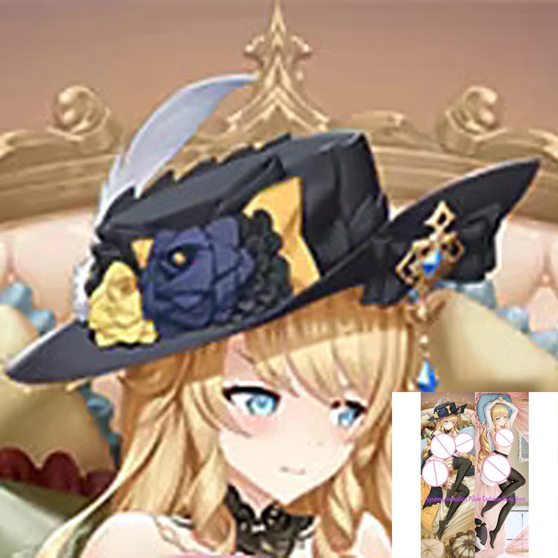 

Anime Dakimakura Pillow Case Navia Sexy and Busty Beautiful Girl Double-Sided Halloween Decoration