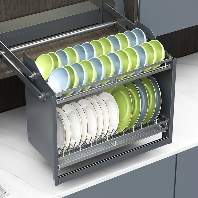 TLF Reserve  Wholesale Automatic Lifting Pull Down Cabinets Lift Smart Kitchen Furniture Lift Touch Control Pull Out Basket Kitc