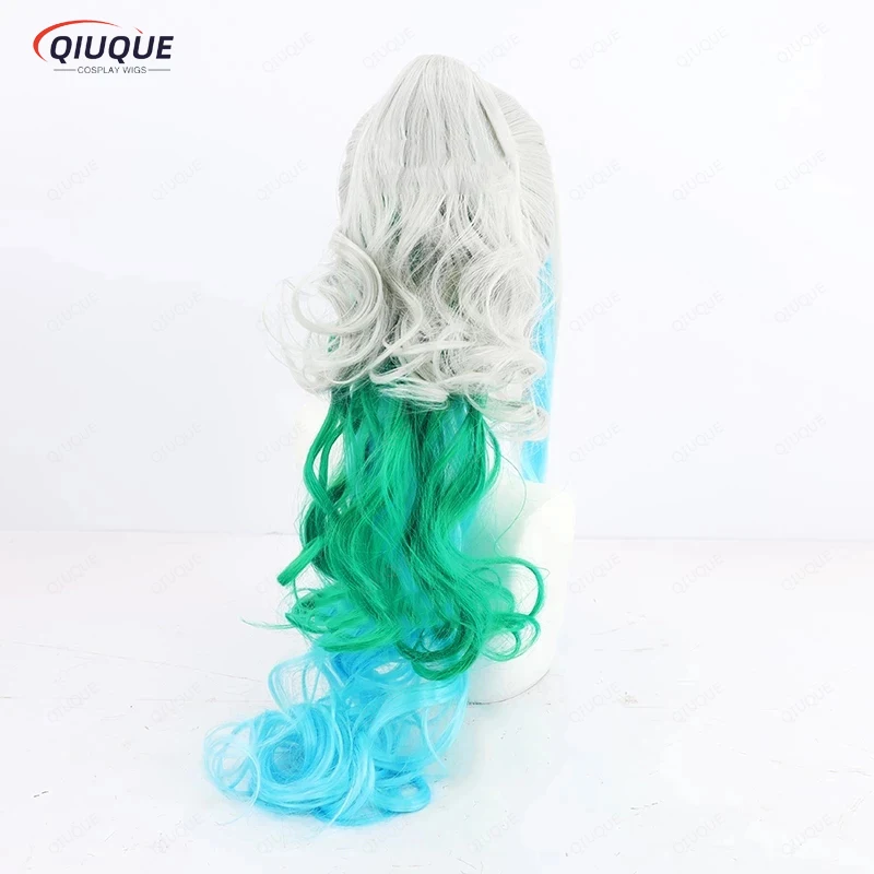 Perruque Anime CHRISTAO pour Femme, Cheveux Synthétiques, Bonnet de Perruque, Longue, Cosplay, Halloween, 70cm, Degré de Chaleur, Blanc