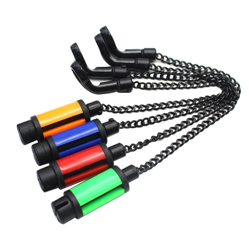 Colgadores de alarmas para pesca de carpa, cabezal de bobinas para juego de alarma de mordida con caja, alimentador de método, accesorios para equipos de pesca