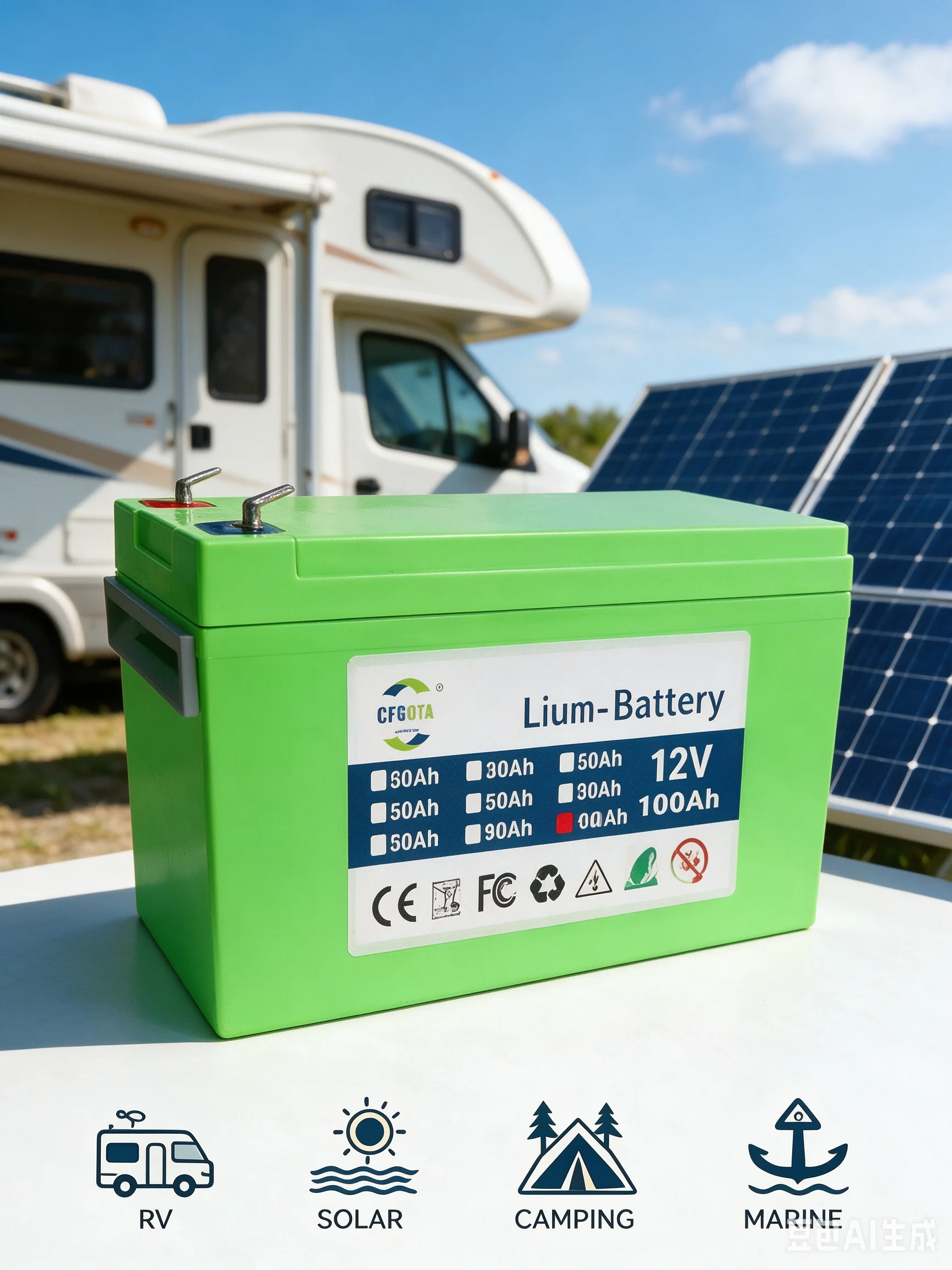 Neuer 18650 3S6P 12V 100Ah Lithium-Akku, ausgestattet mit einem integrierten 30A-Batteriesystem, entwickelt für solarbetriebene Elektrofahrzeuge und Lithium-Ionen-Batterien + 12,6V-Ladefunktion