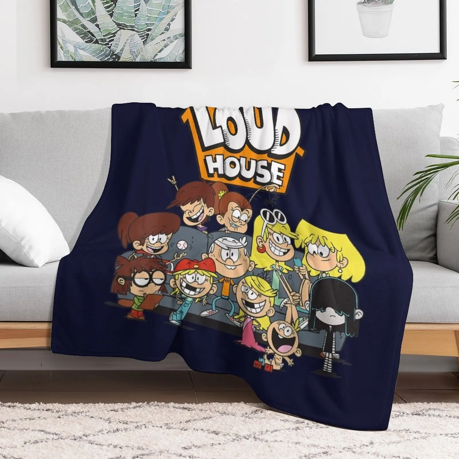 

Nickelodeon The Loud House Character Throw Blanket Softest Thins Giant Sofa Blankets