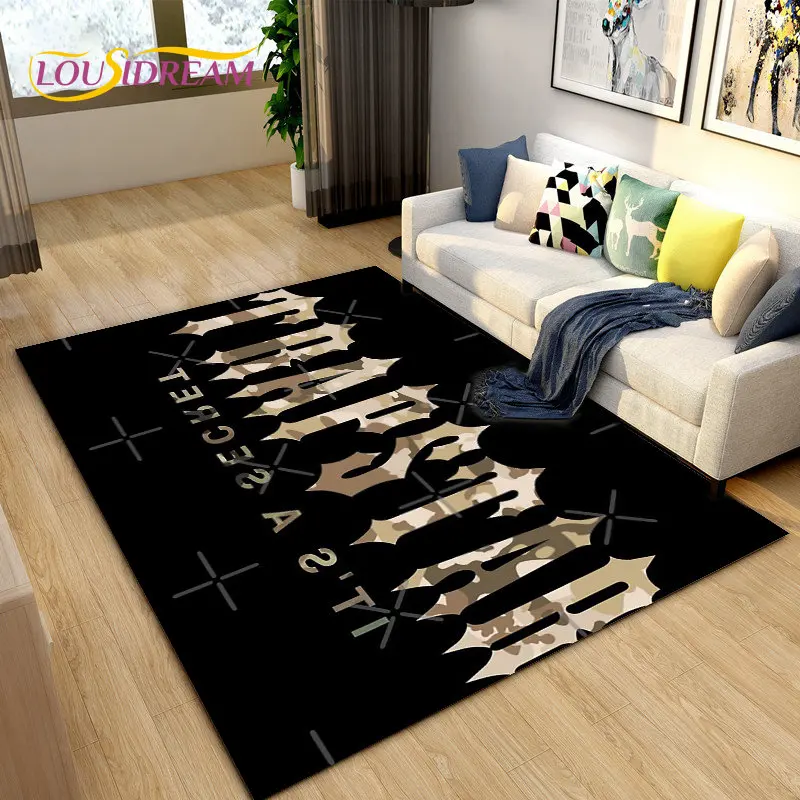 Trapstar London Popular Fashion Area Rug,Carpet Rug for Living Room Bedroom Sofa Doormat Decoration, Kid Play Non-slip Floor Mat